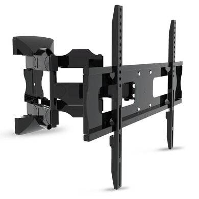 SOPORTE PARA TV - DE PARED ARTICULADO DE 30 A 85 PULGADAS, DOBLE BRAZO, DE ACERO, RESISTENCIA 70KG, NEGRO, 6007808 BROBOTIX SOPORTE PARA TV - DE PARED ARTICULADO DE 30 A 85 PULGADAS, DOBLE BRAZO, DE ACERO, RESISTENCIA 70KG, NEGRO, 6007808 BROBOTIX